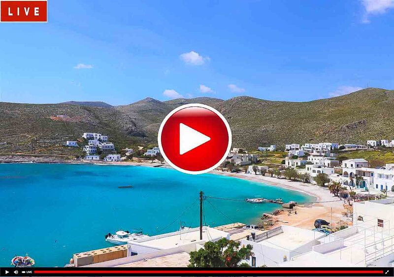 Webcam Batsi,Andros ,Beach
