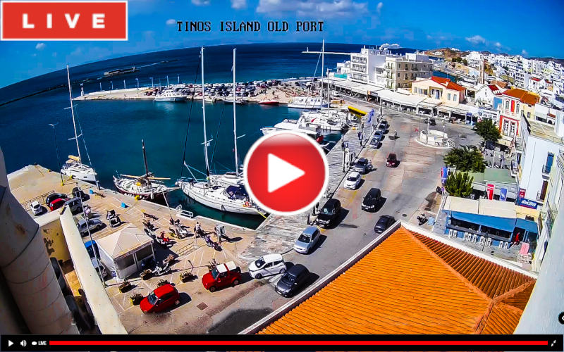 Webcam Tinos old Port