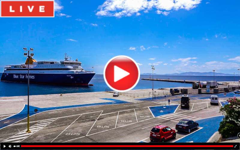 Webcam Tinos island Port